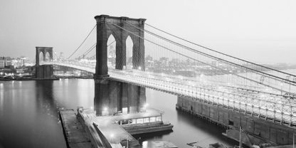 ANONYMOUS - Brooklyn Bridge from Manhattan Side, NYC