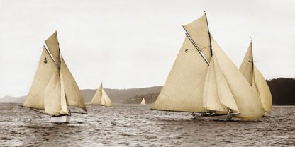 ANONYMOUS - Sloops Racing, 1926