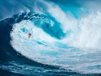 PANGEA IMAGES - Surfing the Big Wave