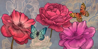 EVE C. GRANT - Roses and Butterflies