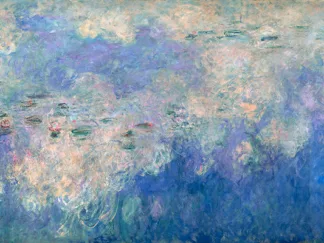 CLAUDE MONET - Detail of Waterlilies: The Clouds