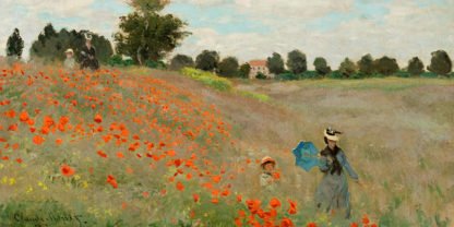 CLAUDE MONET - Coquelicots (detail)