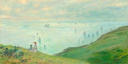 CLAUDE MONET - Cliffs at Pourville