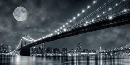 JANIS LACIS - Brooklyn Bridge at Night, New York