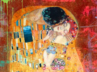 ERIC CHESTIER - Klimt's Kiss 2.0 (detail)