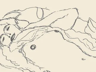 GUSTAV KLIMT - Reclined Woman