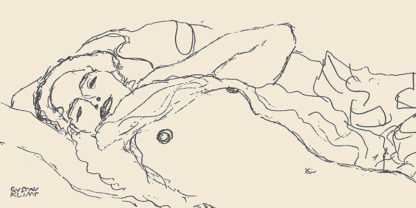 GUSTAV KLIMT - Reclined Woman