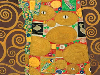 GUSTAV KLIMT - Tree of Life (Brown Variation) III