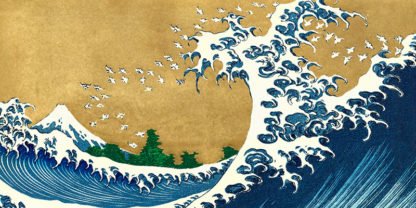 KATSUSHIKA HOKUSAI - The Big Wave (Detail)