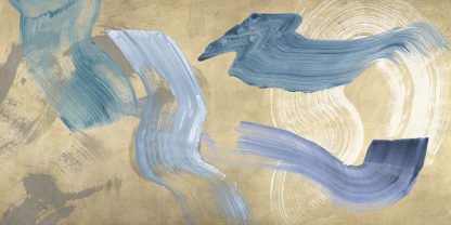 HARU IKEDA - Blue Waves on Gold