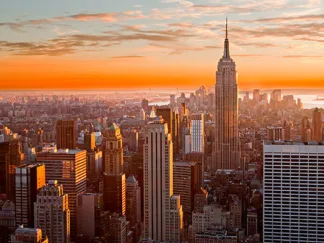 INIGOCIA - Sunset over New York City