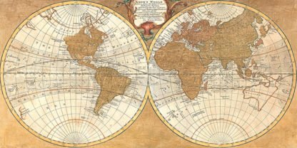 JOANNOO - Gilded World Hemispheres I