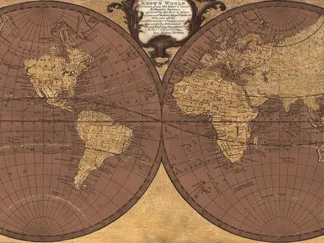 JOANNOO - Gilded World Hemispheres II