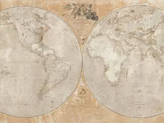 JOANNOO - Map of the World on a Globular Projection, 1794