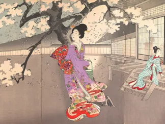 YOSHU (HASHIMOTO) CHIKANOBU - Chiyoda Castle