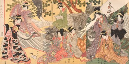 KININAGA - Kabuki Players as the Eight Sennin