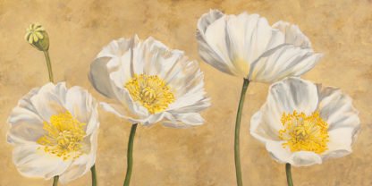 LUCA VILLA - Poppies on Gold