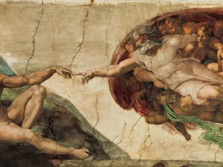 MICHELANGELO BUONARROTI - La Creazione di Adamo