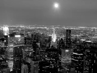 MICHEL SETBOUN - Aerial View of Manhattan, NYC