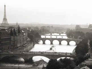 MICHEL SETBOUN - Bridges over the Seine River, Paris