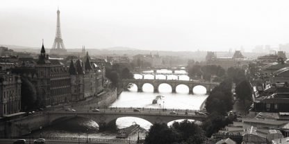 MICHEL SETBOUN - Bridges over the Seine River, Paris