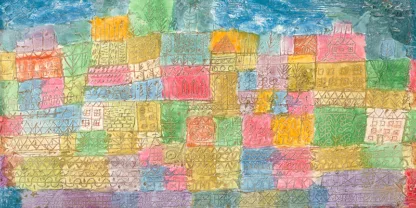 PAUL KLEE - Colourful Landscape