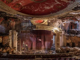 RICHARD BERENHOLTZ - Abandoned Theatre, New Jersey (detail I)