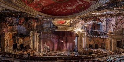 RICHARD BERENHOLTZ - Abandoned Theatre, New Jersey (detail I)