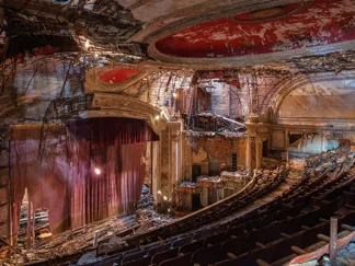 RICHARD BERENHOLTZ - Abandoned Theatre, New Jersey (detail II)