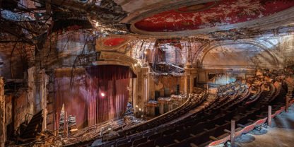 RICHARD BERENHOLTZ - Abandoned Theatre, New Jersey (detail II)