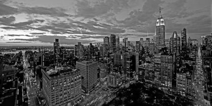 RICHARD BERENHOLTZ - Chelsea and Midtown Manhattan (BW detail)