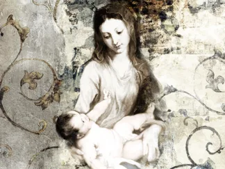 SIMON ROUX - Madonna and Child (after Van Dyck)