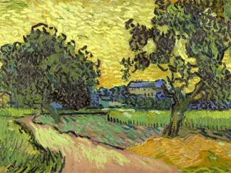VINCENT VAN GOGH - Landscape at Twilight