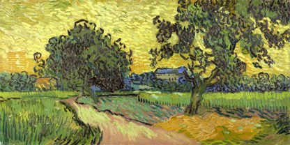 VINCENT VAN GOGH - Landscape at Twilight