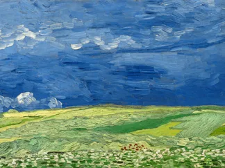 VINCENT VAN GOGH - Wheatfield under Thunderclouds