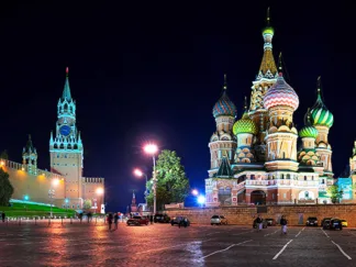VADIM RATSENSKIY - Red Square at Night, Moscow