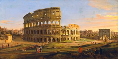 GASPAR VAN WITTEL - Veduta del Colosseo