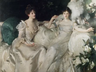 JOHN SINGER SARGENT -  The Wyndham Sisters (detail)
