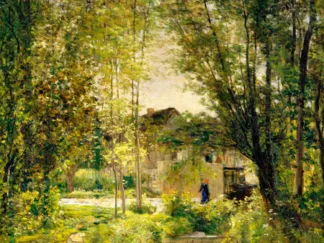 CHARLES-FRANÇOIS DAUBIGNY - Landscape with a Sunlit Stream