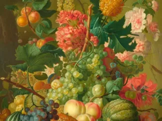 PAULUS THEODORUS VAN BRUSSEL - Fruit and Flowers