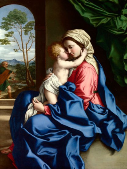 SASSOFERRATO - The Virgin and Child Embracing