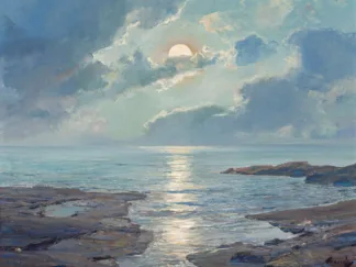 FREDERICK JUDD WAUGH - The Risen Moon
