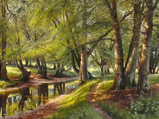 PEDER MØRK MØNSTED - A Summer Day in the Fores