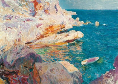JOAQUÍN SOROLLA Y BASTIDA - Rock at Jávea and the White Boat