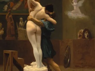 JEAN- LEON GEROME - Pygmalion and Galatea