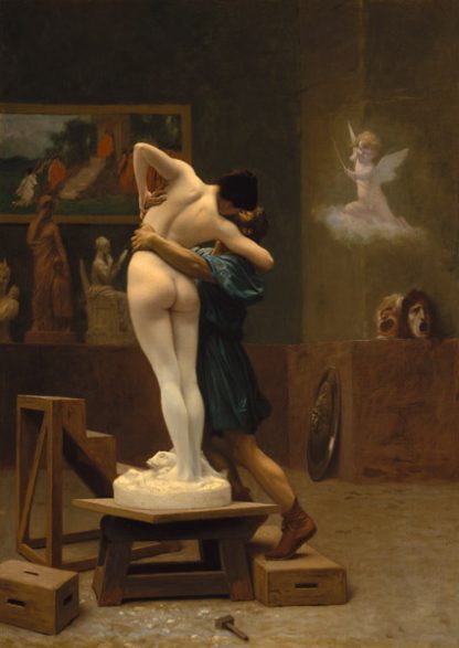 JEAN- LEON GEROME - Pygmalion and Galatea