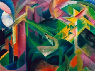 FRANZ MARC - Deer in a Monastery Garden