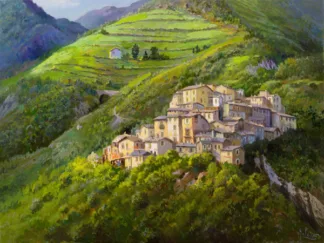 ADRIANO GALASSO - Villaggio sui Monti