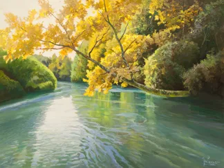 ADRIANO GALASSO - Fiume Sereno