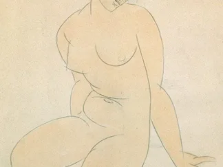 AMEDEO MODIGLIANI - Seated Female Nude